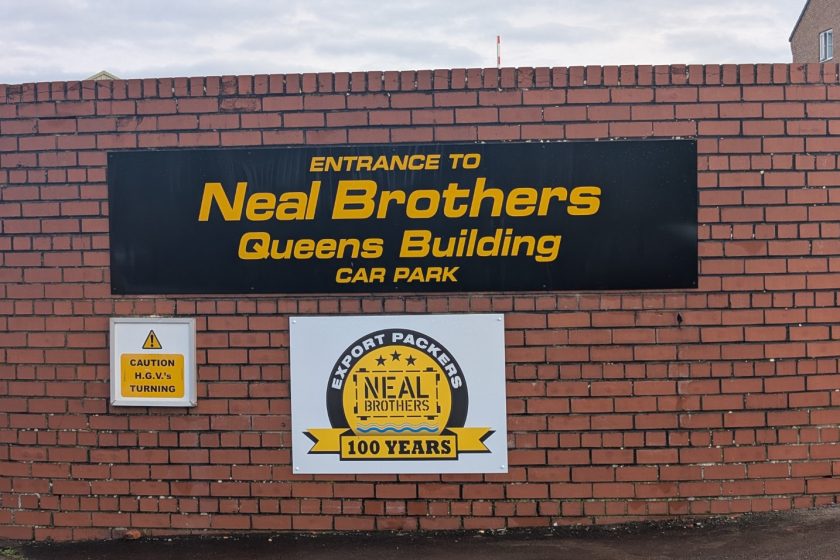 Business Park Signage Change